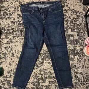 American Eagle Outfitters Women's Deep Indigo Skinny Jeans